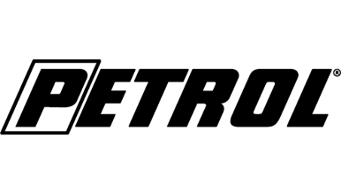 Logo featuring the word 'PETROL' in bold, black, italicized letters with a rectangular outline around the 'P'.