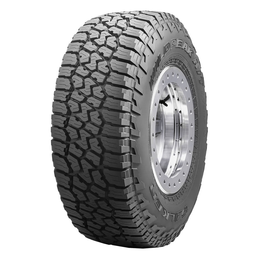 Front side view of a falken wildpeak at 4 w all terrain tire
