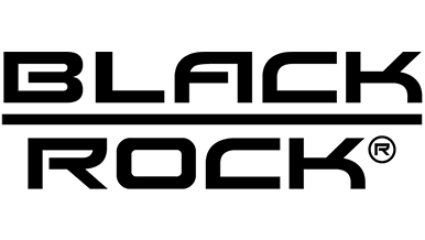 Black Rock logo with bold, uppercase letters and a registered trademark symbol.