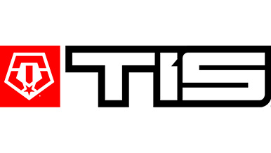 Logo featuring a red shield with a stylized letter 'T' and star, followed by the letters 'TIS' in bold black font.