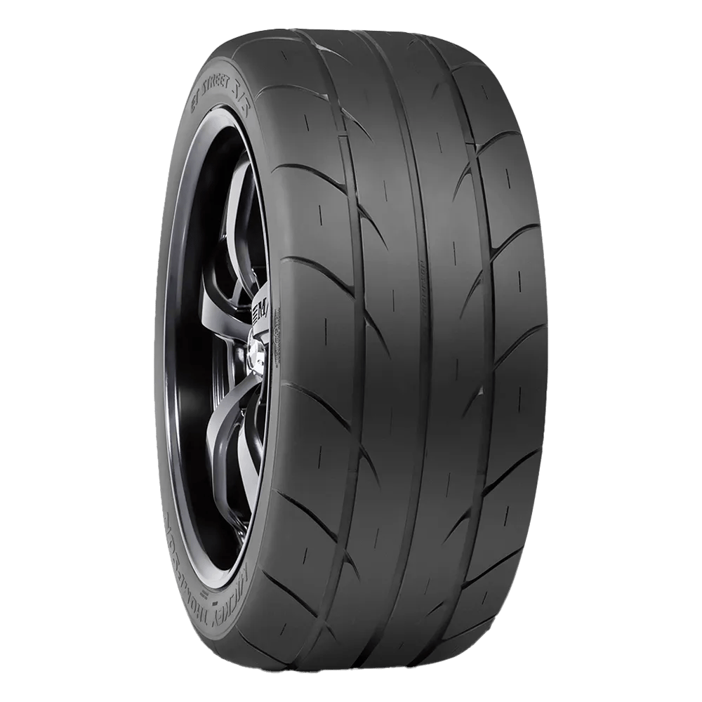 front left facing mickey thompson grippy tire the et street s/s